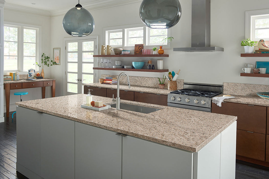 Giallo Ornamental Granite countertop in a kitchen