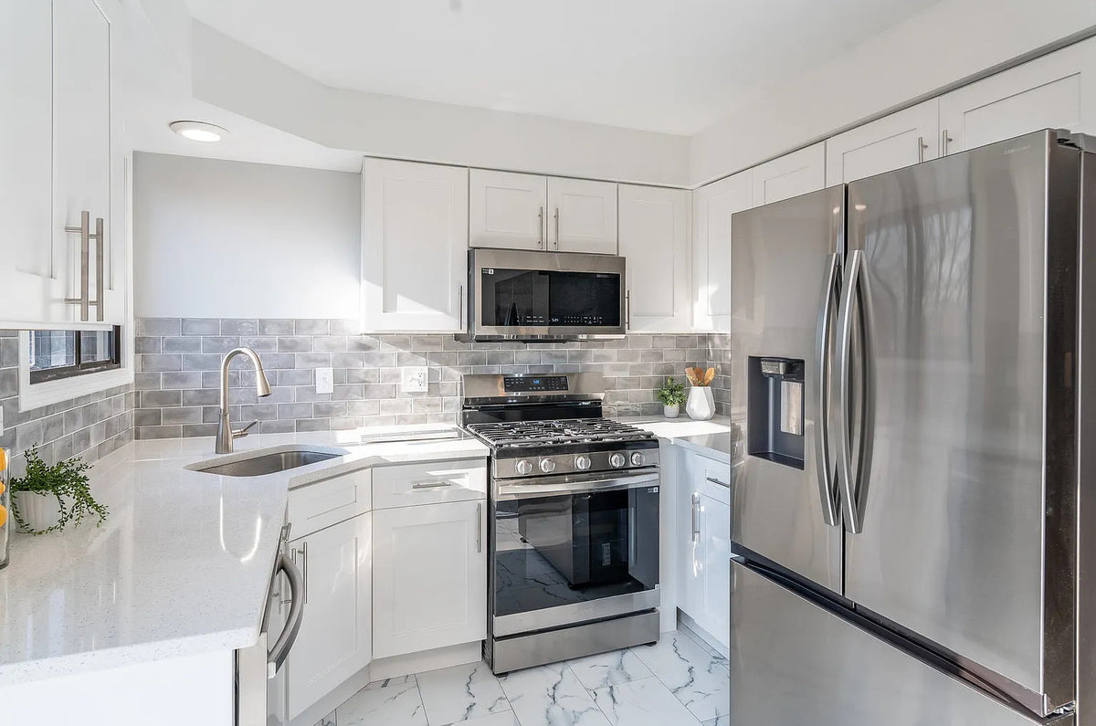 Maximizing Small Kitchens With Shaker White and Smart Design in Skokie, IL