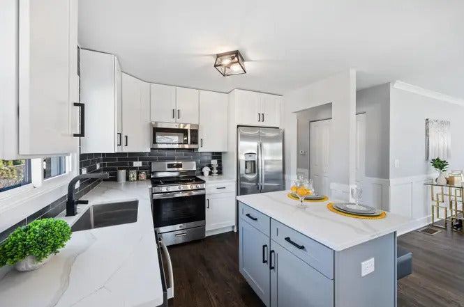 Shaker White Kitchen in Lombard, IL