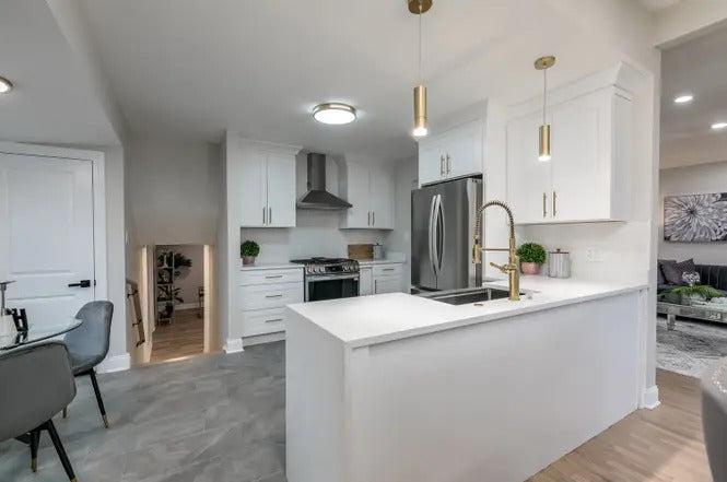 Shaker White Kitchen in Chicago, IL