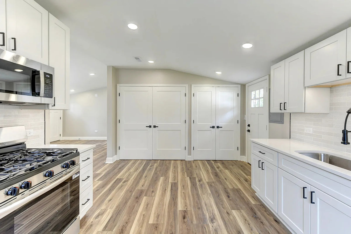 Dove White Shaker Kitchen in Wheaton, IL