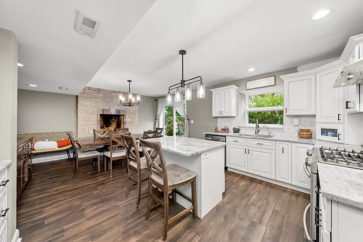 Classic White Kitchen in Elgin, IL