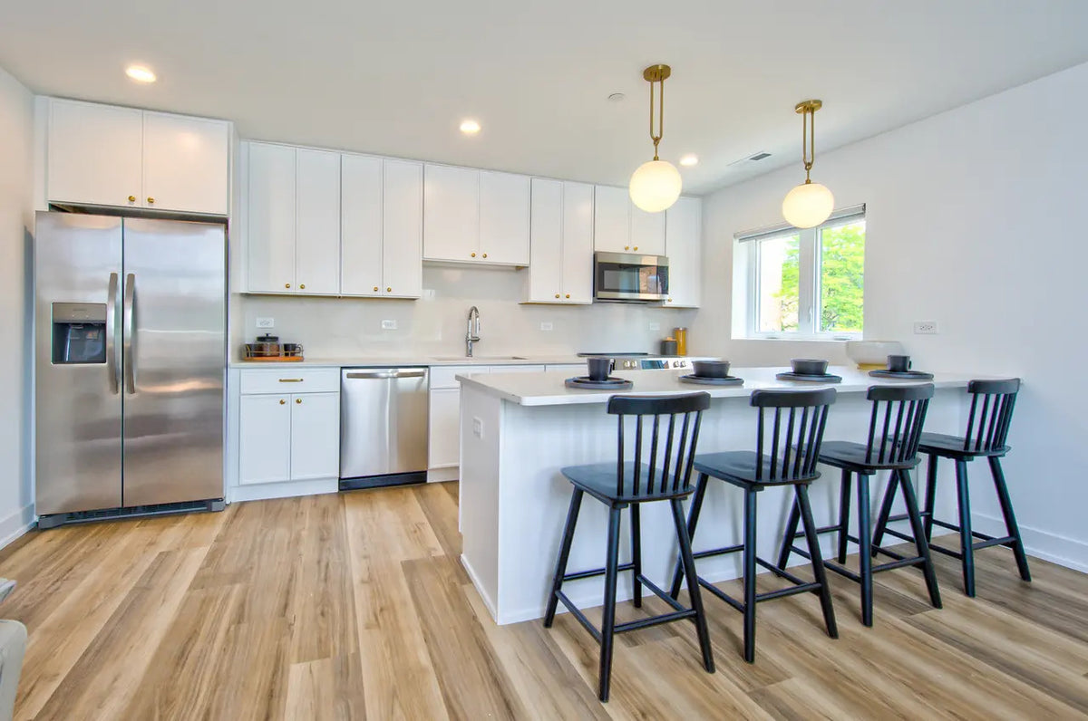 Slim Dove White Kitchen in Des Plaines, IL
