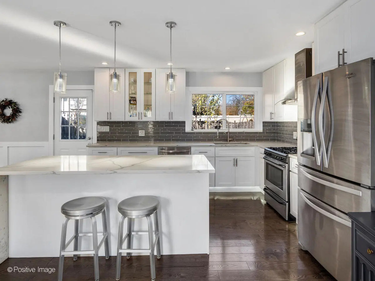 Shaker White Kitchen in Wheaton, IL