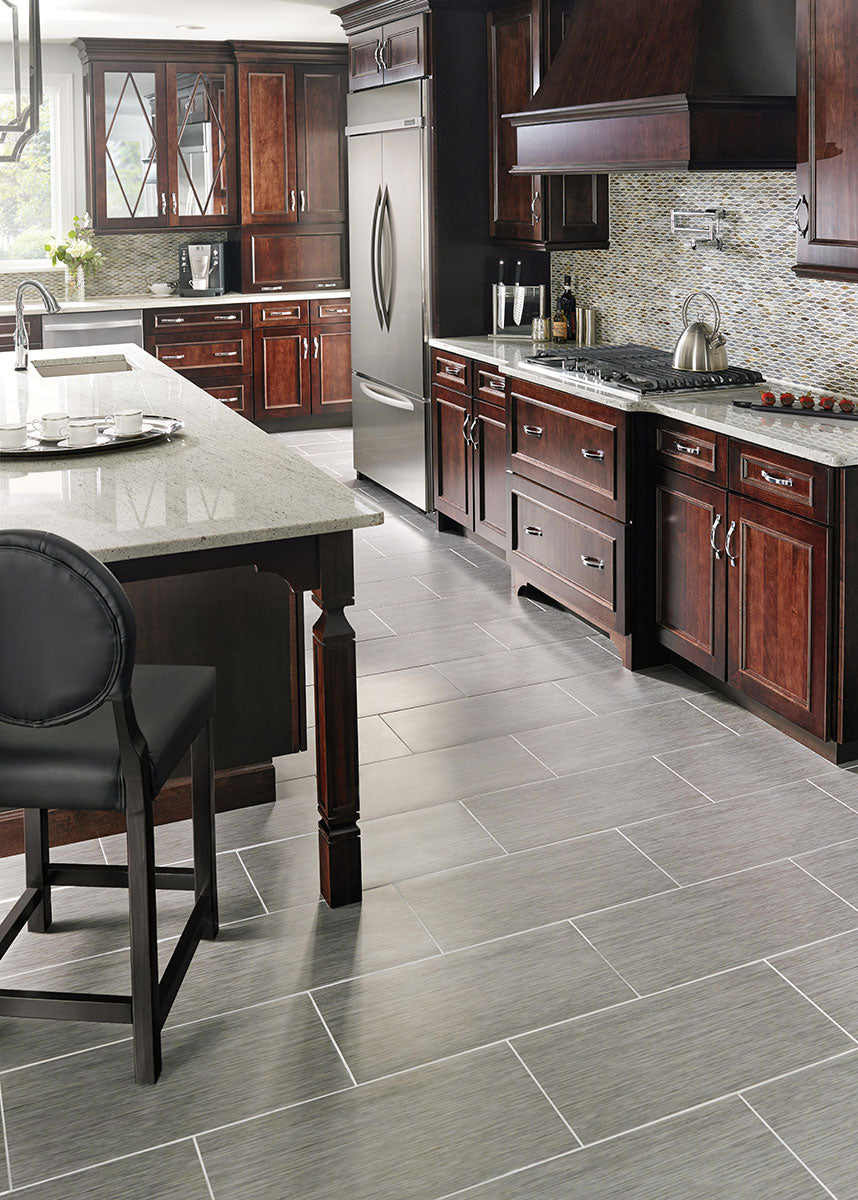 River White Granite countertop in a kitchen