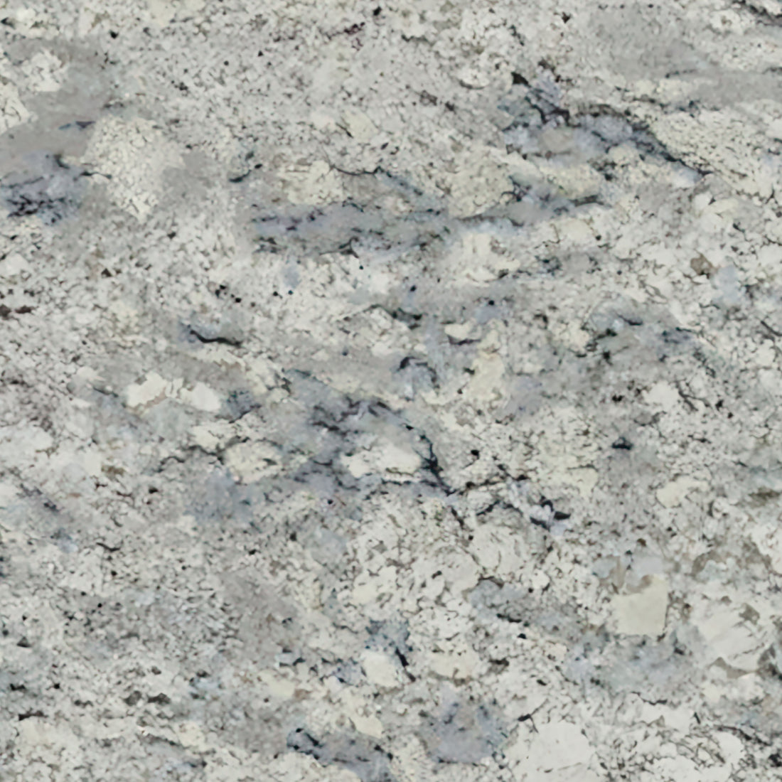 White Ice Granite countertop slab detail